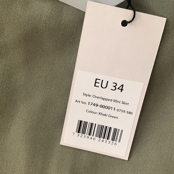 Rome strijd overlapped mini skirt - Picture 5 of 7